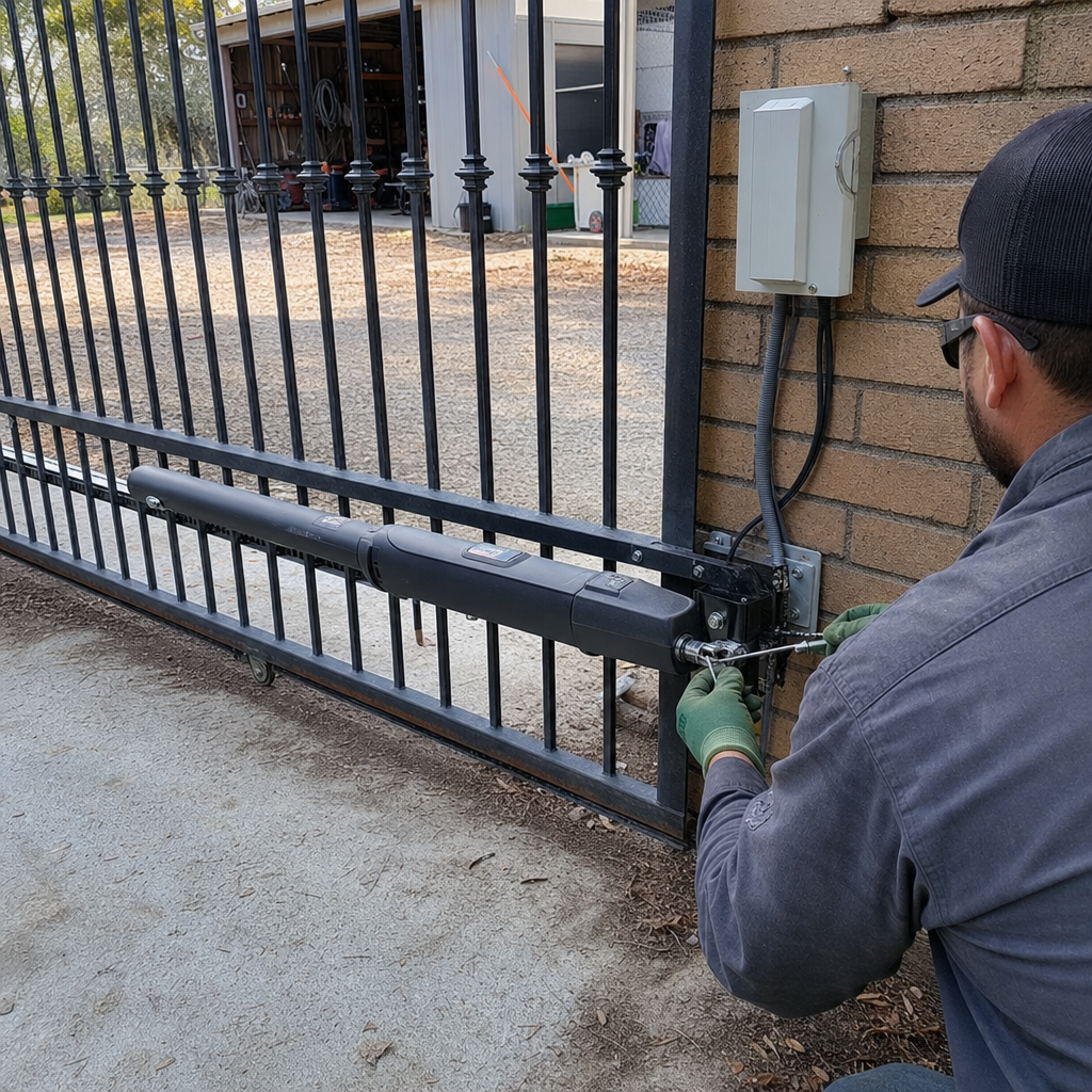 Gate motor and opener installation and repair